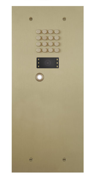 Wizard Bronze gold IP 1 button small and color cam
